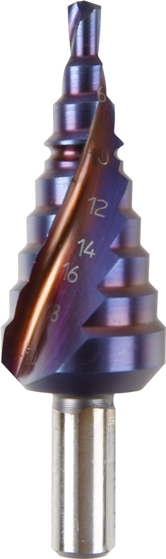 Ступенчатые свёрла HSS, MULTI-TT FÖRCH 5* - СТ.СВ.MULTI-TT T2 4-20 S8 5*